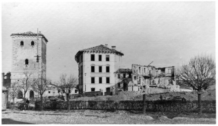 Porta Aquileia dopo il bombardamento 